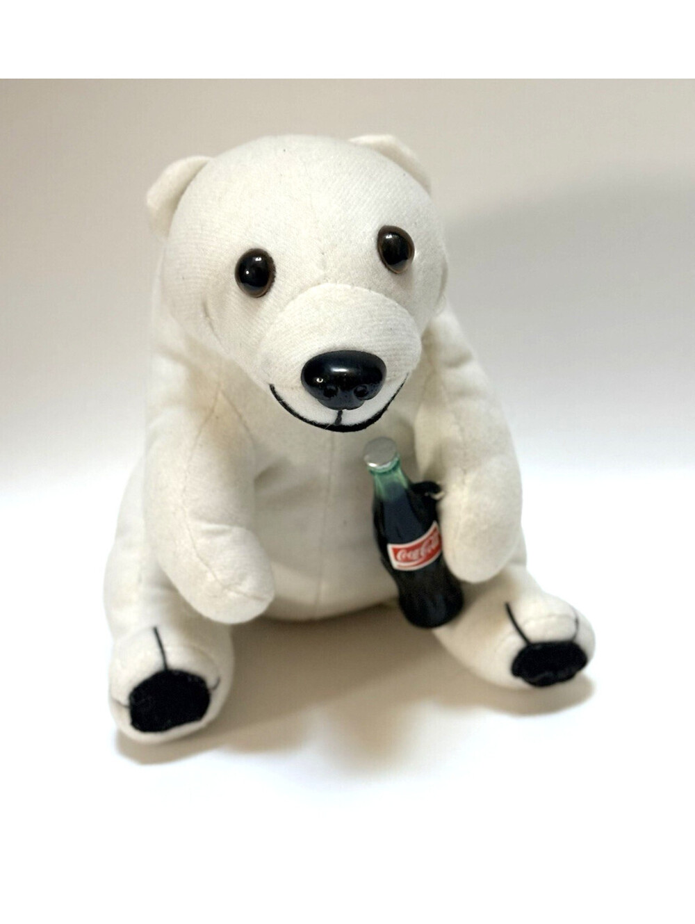 3/$30 | Coca-Cola | Vintage Small Polar Bear Plush Holding Coke Bottle 1993